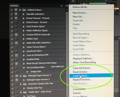 How to Install Photoshop Actions