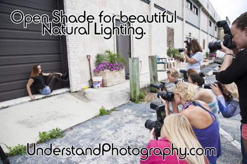 open shade photography